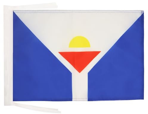 AZ FLAG - Flagge Saint-Martin - 45x30 cm Mit Kordel - Saint-Martin Fahne 30 x 45 cm - Flaggen