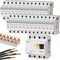EATON-Set 2, 24x LS-Schalter B16A, 1x FI-Schalter 40/0,03A, 2x Phasenschiene, 6x Verdrahtungsbrücke