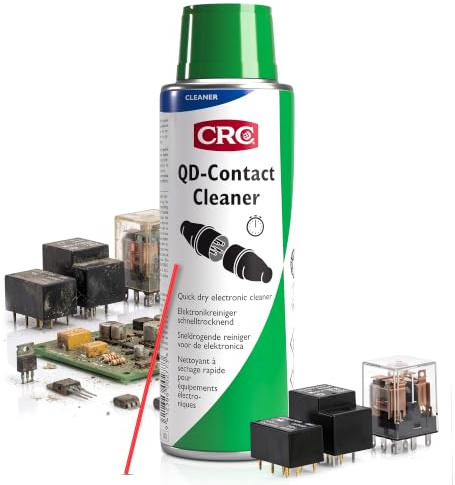 RC2 Corporation 32429-AA CRC 32429-AA-QD Cleaner Kontaktreiniger Residuo 0. Schnelle Verdunstung 500 ml, Schwarz