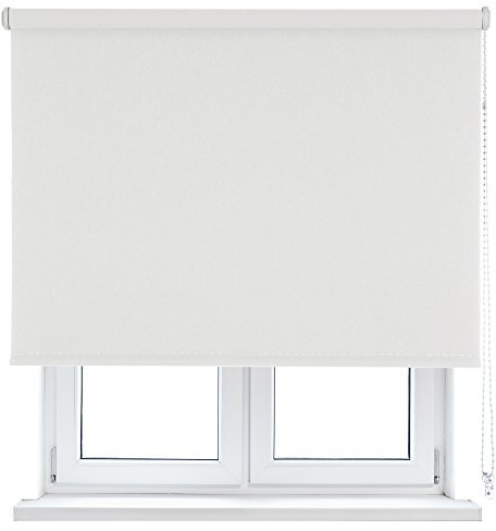 VIEWTEX Tenda a Rullo Opaca Termica/Oscurante Bianco 90 X 250 cm - Made in Europe - 5 Anni di Garanzia