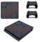 Happyit PS4 Slim Skin Sticker Autocollant Protecteur de Peau de décalque de Vinyle pour Sony Playstation 4 Slim Console + 2 Peaux de contrôleur (B) (B4)