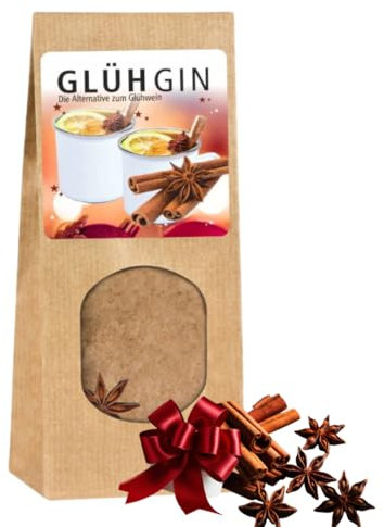 GlühGIN Gewürzmischung - die Alternative zum Glühwein | Tolle Geschenkidee zu Weihnachten Geschenktüte Nikolausgeschenk Geschenk zum Wichteln Winter