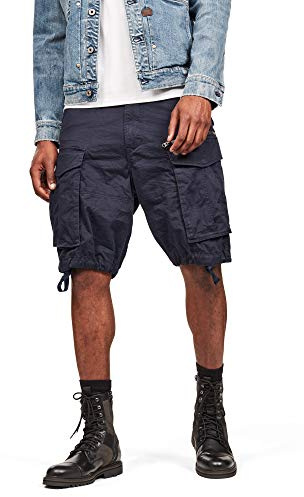G-Star Men's Rovic Zip Relaxed Shorts, Blue (mazarine blue D08566-5126-4213), 30