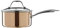 Premier Housewares Lot de casseroles en acier inoxydable et cuivre, anti-adhésif, 16 x 38 x 18 cm