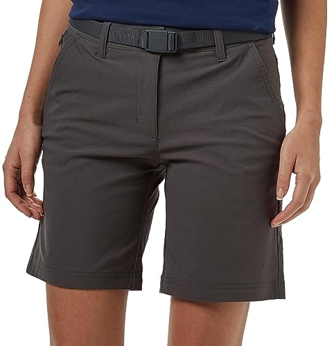 Brasher Women’s Stretch Shorts with Multiple Pockets and Matching Belt