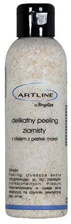 BINGOSPA Professionelles, zartes, körniges Gesichtspeeling mit Aprikosenkernöl - 150g