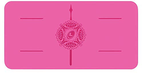 LIFORME Yoga-Pad - Umweltschonendes und Rutschfestes Kniepolster, Ellbogen und Hände - Biologisch Abbaubare Grip-Yoga-Matte Mit dem Einzigartigen Ausrichtungssystem