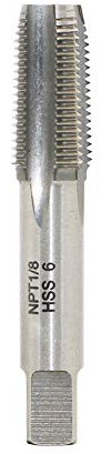 1/8 27 NPT konisches Rohrgewindegewinde-Gewindebohrer Hochgeschwindigkeitsstahlrohr Gewindebohrer