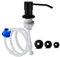 Dispensador de jabón para Fregadero de Cocina, dispensador de jabón Integrado, Cabezal de Bomba con Kit de Tubo de extensión de 46 Pulgadas (Negro)