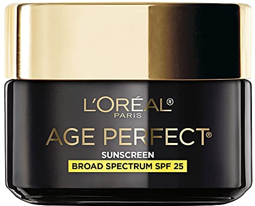 LOreal Paris Age Perfect Cell Renewal Anti-Aging Day Moisturizer with Broad Spectrum SPF 25 Sunscreen, Antioxidants, and Vitamin E 1.7oz