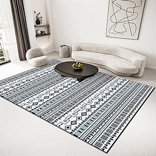joop Teppich grau Wohnzimmer Teppich grau einfaches Streifenmuster weicher Teppich waschbar waschbare Teppich 200X300CM teppiche waschbar 6ft 6.7''X9ft 10.1''