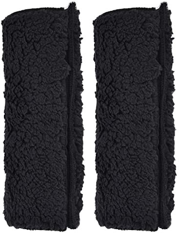 1 Paar Rollstuhl-Armlehnenbezug, Armlehnen Polster, abnehmbares Stuhl Armlehnenbezüge, Rollstuhl Armpolster Armlehne Druckentlastung Pad für Standardrollstühle, Bürostuhl, Rollstuhl Zubehör, Schwarz