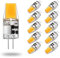 G4 LED Lampen Birnen, 5W G4 LED Leuchtmittel Ersatz für 50W Halogenlampen 3000K Warmweiß, G4 LED Leuchtmittel Kein Flackern Nicht Dimmbar 360°Abstrahlwinkel LED Glühbirne,10er Pack