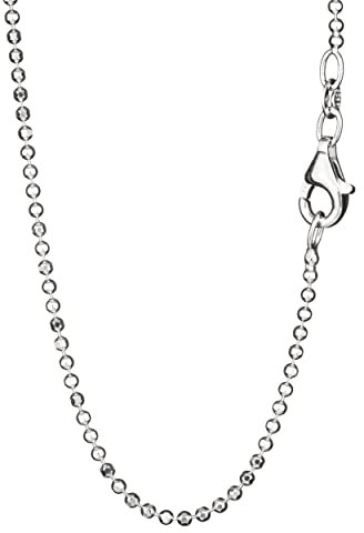 NKlaus 55cm Kugelkette 925 Silber elegante Halskette Breite: 1,5mm Collier 3,72g schwer 8209