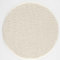 Muratap Teppich Wohnzimmer Modern - Loca Shaggy - Hochflor Teppich Weich und Warm Schmutzabweisend und Pflegeleicht Wohnzimmerteppich - Große: 80 cm - Rund - Farbe: Creme