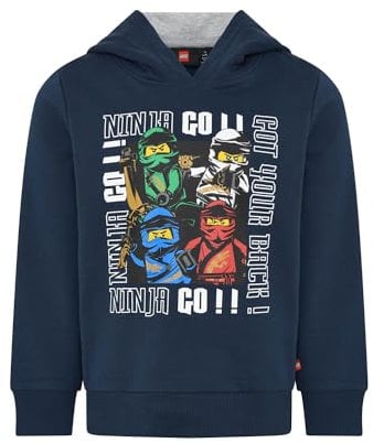 LEGO Ninjago Sweatshirt Jungen mit Kaputze - 100% Baumwolle - LWSTORM 618