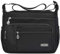 SHIFANQI Crossbody Bags for Women,Multiple Pockets Casual Ladies Shoulder Handbags,Waterproof Nylon Travel Purses, Lightweight Messenger Bag with Adjustable Strap (Large - Black)
