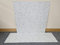 White Marble Effect HPL Laminate Fireplace Back Panel & Hearth Set, Back Panel- 920mm x 920mm Hearth -1334mm x 362mm Laminate HPL (White Marble)