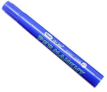 3.0mm Black Permanent Marker Work On Most Surface Permanent Markers for Plastic Freezer Bags Food Storage Containers Black Markers Pens