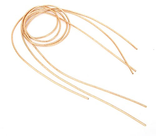 französischer metalldraht, Französischer Bullion-Draht,Stickerei,Französischer Draht für die Schmuckherstellung, Stickgarn Kupferdraht Nähen Nähen Glanz 1,5 mm Durchmesser Manuelle DIY-Saite