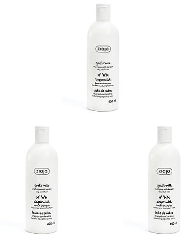 ZIAJA Ziegenmilch Haar-Shampoo 400ml (Packung mit 3)