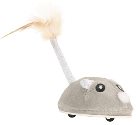 HEEPDD Elektrisches Katzenspielzeug mit lebensechten beweglichen Maus, automatisches interaktives Jagdspielzeug für Katzen, bietet Bewegung und Unterhaltung in Ihrem Wohnzimmer oder Schlafzimmer