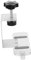 BESTonZON Doorbell Holder Security Design Metal Video Doorbell Mount for Universal Fit for Left and Right Doors