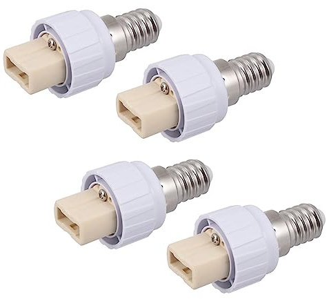 Angoily 4pezzi Adattatore Portalampada Convertitori Ceramica Per Lampadine Compatibile Con Lampade Da Tavolo E Soffitto Facile Da Usare Leggero E Pratico