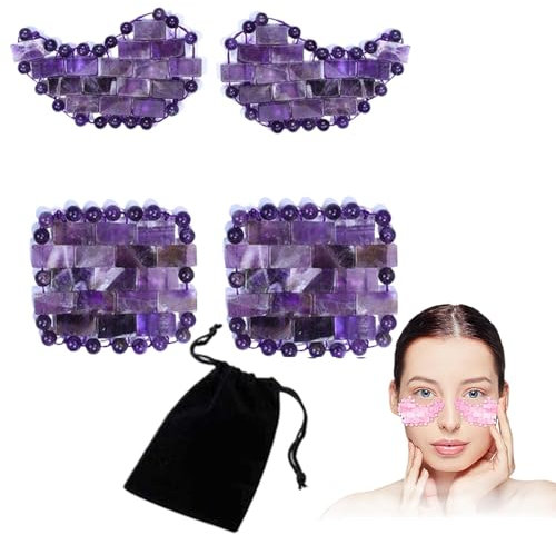 Mini-Jade-Schlafmaske, Jade-Augenmaske, Mondform, natürliche Jade, coole Augenmaske zur Linderung von Ermüdung der Augen, Hautpflege, Jade-Augenmaske, Quarzstein, Augenklappe zur Beseitigung von