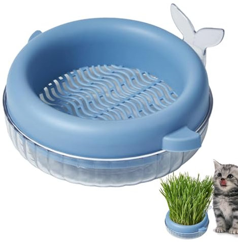 Cat Grass Planter,Hydroponic Cat Grass Growing Kit | Cat Grass Sprouting Tray, Soilless Culture Planting Container Foreasy Grow