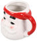 Alipis Tazza da Caffè Natalizia a Forma di Babbo Natale Unica in Ceramica Capacità per Casa E Ufficio