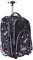 45L Rucksack Trolley Schultrolley Rucksack Trolly Laptop Notebook Trailer mit Tragegriff und Rads, für eine Vielzahl von Kurztrips, Geschäftsreisen, Schul- oder Einkaufsreisen, 33*25*49cm Sternengrau