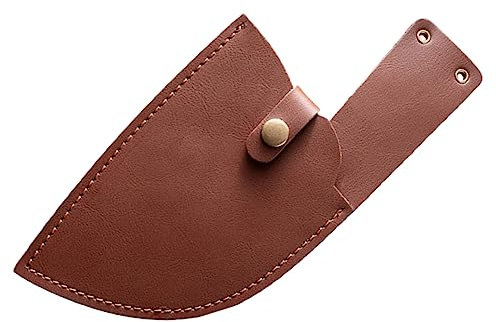 Cabilock Cuchillo Chef Funda De Piel De Vaca Protector De Cuchillas Fácil De Usar
