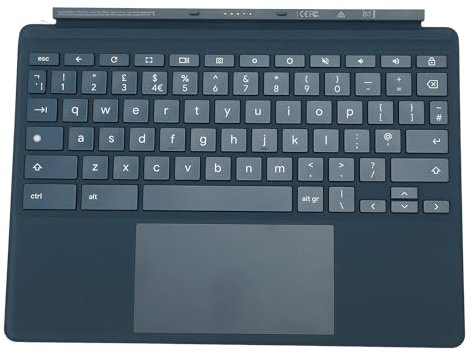 Srliya Clavier TPN H101K Clavier Magnétique pour Chromebook X2 11 DA0023DX Tablette à écran Tactile 11in