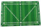 F Fityle Fußballtraining Matte zur Verbesserung der Geschwindigkeit, Kraft und Koordination Nicht -Slip Football Footstp Training Matte Fußball -Meisterschaft, Weiß