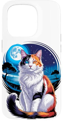 Moonlight Forest Turkish Van Case for iPhone 15 Pro