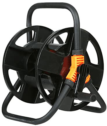 Carrello avvolgitubo Topyond con ruote, robusto, in acciaio inox, per organizzare e riporre tubi 'acqua, portatile, per giardino, campeggio, balcone