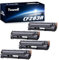 Yowell 4X 83A CF283A Toner Kompatible für HP 83A CF283A Schwarz für Laserjet Pro M201dw M201n MFP M125nw M125a M127fw M127fn M225dw M225dn