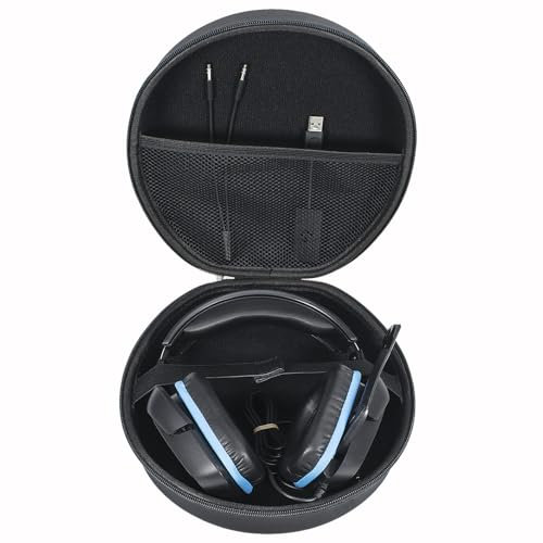 YIIWAY Custodia Rigida Case Cover Compatibile con Audio-Technica G1 Premium / GDL3 / M50xSTS / M30x / GL3 / BPHS1 / ATH-G1WL Premium Cuffie Gaming, Custodia Solo - Nero YC80040
