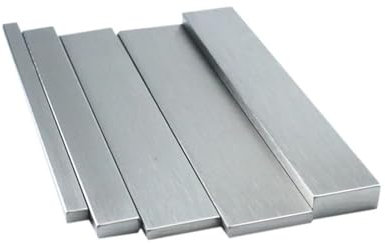 Barra de acero inoxidable 316L de 500 mm, placa plana, espesor 3 mm, ancho 10/15/20/25/30/40/50 mm, varilla cuadrada sólida de metal, 1 pieza(3x40mm)