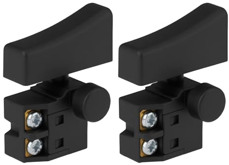 EMSea 2 Pezzi Interruttore Per Sega Elettrica AC250V 6A Interruttore Di Controllo dell'alimentazione A Grilletto Per Trapano A Mano Sega Elettrica