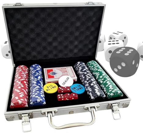Pokerspiel, Partyzubehör ohne Bezeichnung | Pokerchips für Gesellschaftsspiel | für erwachsene Spieler Sammler Organizer Zuhause Reise Familientreffen
