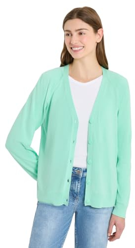 Cecil Damen Basic Cardigan mit V-Neck und Knöpfen
