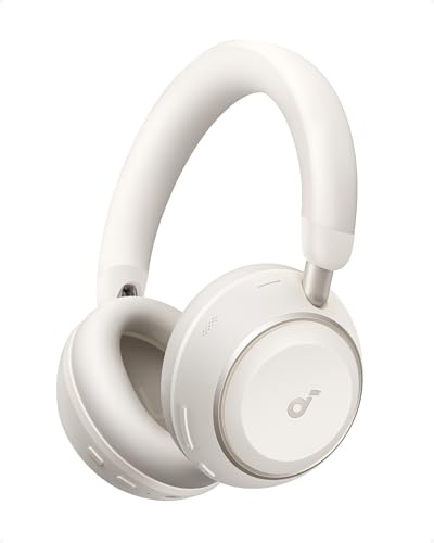 soundcore by Anker Space 2, Noise Cancelling Kopfhörer, bequem, 50h Akku | LDAC Hi-Res Wireless Audio, Duale Verbindungen, klare Telefonate, BT 6.1, Nap-Modus, Trageerkennung