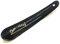 SHOE STRING Small Shoe Horn - Plastic Shoehorn 17cm, Lazy Shoe Helper Short Shoe Horns with Hook Suitable for Men, Women, Elderly, and Kids. (Black)