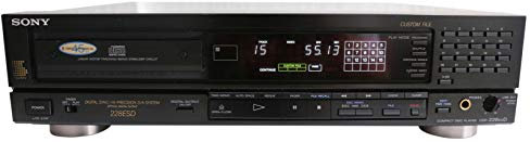 Sony CDP-228 ESD CD Spieler in schwarz - ES Serie