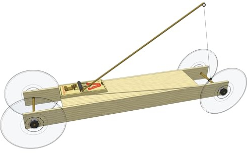 Doc Fizzix The Basic Kit: All Purpose Mousetrap Powered Car, STEM Science Projects