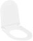 vidaXL Toilettensitz mit Absenkautomatik Softclose Quick-Release-Design Toilettendeckel WC Sitz Deckel Klodeckel Klobrille Toilettenbrille Weiß