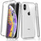 GAPlus iPhone X XS 5.8 Case, iPhone X XS Front and Back Case, Transparent Clear Fully Protection PC Hard Soft Cover Bumper Shockproof For iPhone X XS