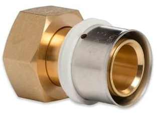 Pressfitting Aluverbund Selfio-Press Übergangsverschraubung Innengewinde 32 x 3-1 TH + U Kontur